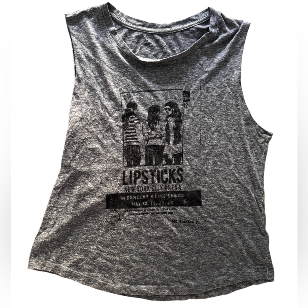Pretty Little Liars Grunge Graphic Sleeveless Tee Shirt | Size L